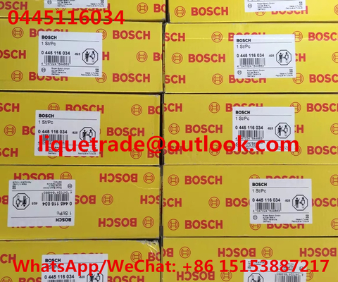 China BOSCH INJECTOR 0445116034 GENUINE Common rail injector 0 445 116 034 , 0445116034 supplier