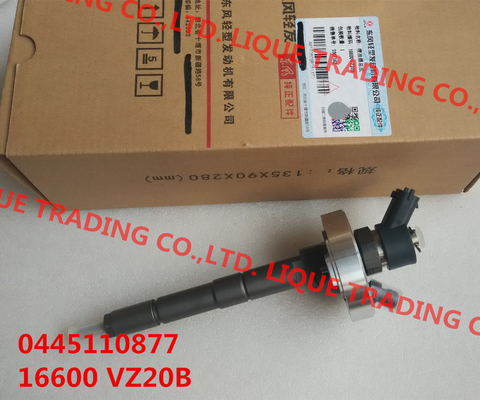 China BOSCH Common rail injector 0445110877 , 0 445 110 877 , 16600VZ20B , 16600 VZ20B , 16600-VZ20B supplier