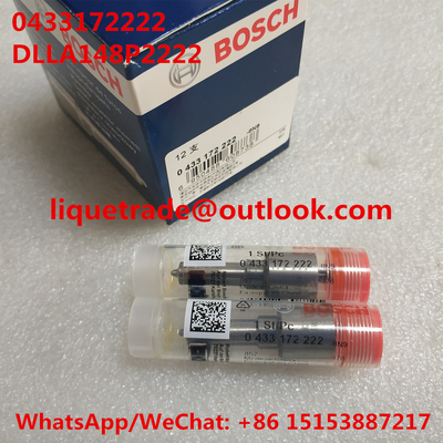 China BOSCH Genuine fuel nozzle DLLA148P2222, 0433172222 , DLLA 148 P 2222, 0 433 172 222 for WEICHAI supplier