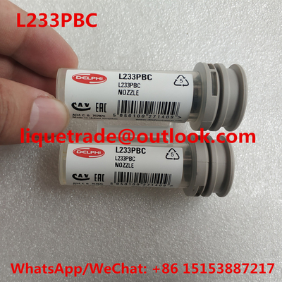 China DELPHI Genuine NOZZLE L233PBC Common Rail Injector Nozzle L233PBC , L233 , NOZZLE 233 supplier