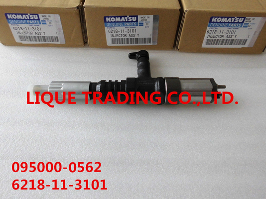 China DENSO Common Rail Injector 095000-0560 , 095000-0562 for KOMATSU 6218-11-3100 6218-11-3101 supplier