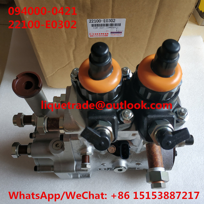 China DENSO Genuine fuel pump 094000-0420, 094000-0424 for HINO E13C 22100-E0300, 22100-E0301, 22100-E0302 supplier