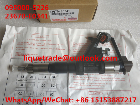 China DENSO INJECTOR 23670-E0341 , 095000-5221 , 095000-5222, 095000-5225, 095000-5226 , 0950005226 for HINO 700 Series E13C supplier