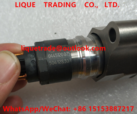 China BOSCH INJECTOR 0445120075 , 504128307 , 0 445 120 075 , 0445 120 075 , 445120075 for IVECO supplier