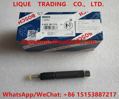 China BOSCH common rail injector 0432191312 , 0 432 191 312 , 0432 191 312 , 432191312 Genuine and new supplier