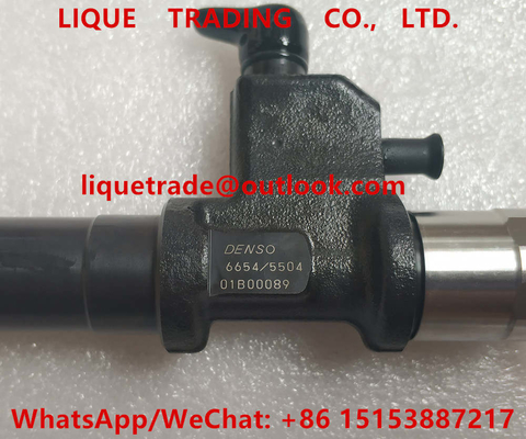 China DENSO injector 095000-6654 , 095000-5504 for ISUZU 8-98030550-1 , 8980305501 , 98030550 , 8-98030550-0 , 8980305500 supplier