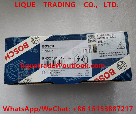 China BOSCH common rail injector 0432191312 , 0 432 191 312 , 0432 191 312 , 432191312 supplier