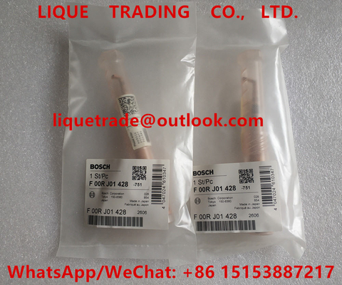 China BOSCH injector valve F00RJ01428, F 00R J01 428 for 0445120048, 0445120049, 0445120090 supplier