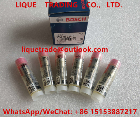 China BOSCH injector nozzle 0433172009 , DLLA144P1646 , 0 433 172 009 , DLLA 144 P 1646 , 0433 172 009 , 433172009 supplier