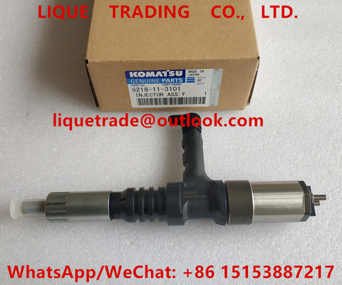 China DENSO Fue Injector 095000-0560 , 095000-0562,  6218-11-3100, 6218-11-3101, 6218113100, 6218113101 for KOMATSU supplier