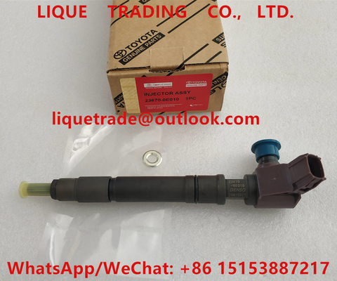 China DENSO piezo injector 295700-0550 , 23670-0E010 ,  2957000550 , 236700E010 for TOYOTA Hilux REVO 1GD-FTV 2.8L supplier