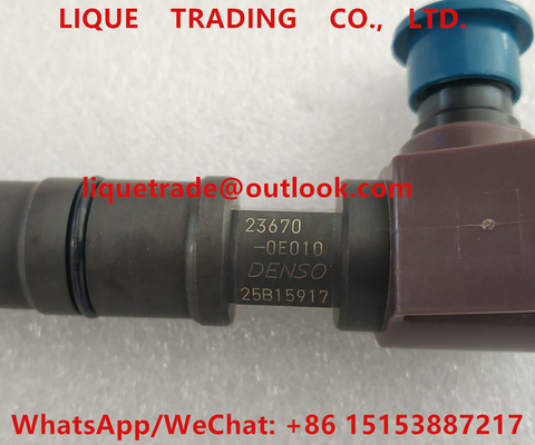 China DENSO piezo injector 295700-0550 , 23670-0E010 for TOYOTA Hilux REVO 1GD-FTV 2.8L supplier