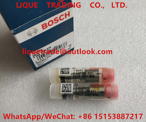 China BOSCH injector nozzle 0433175271 , DSLA143P970 , 0 433 175 271 ,  DSLA 143P 970 supplier
