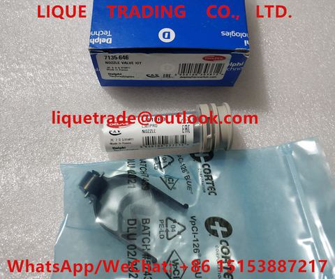 China DELPHI NOZZLE VALVE KIT 7135-646 , 7135 646 , 7135646 , include (nozzle L381PRD + valve 621C / 28538389 ) supplier