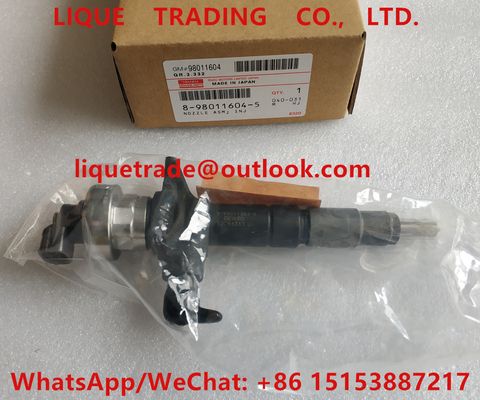 China DENSO fuel injector 8-98011604-5 , 8-98011604-0 for ISUZU 8980116045 , 8980116040 ,  8980116044 , 8980116041 supplier
