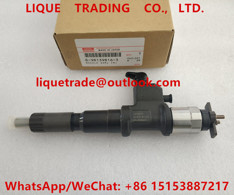 China DENSO injector 8-98139816-3 , 095000-8633 , 095000-8163 ISUZU injector 8981398163 , 0950008633 , 8981398160 , 98139816 supplier