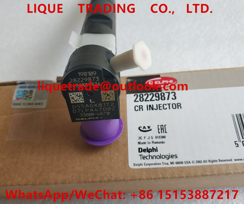 China DELPHI fuel injector 33800-4A710 , 28229873 for HYUNDA KIA 33800 4A710 , 338004A710 supplier