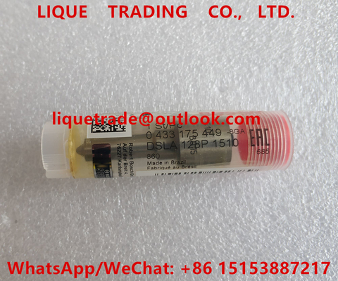 China BOSCH  DSLA128P1510 , 0433175449 Common Rail Injector Nozzle DSLA 128P 1510 , 0 433 175 449 supplier