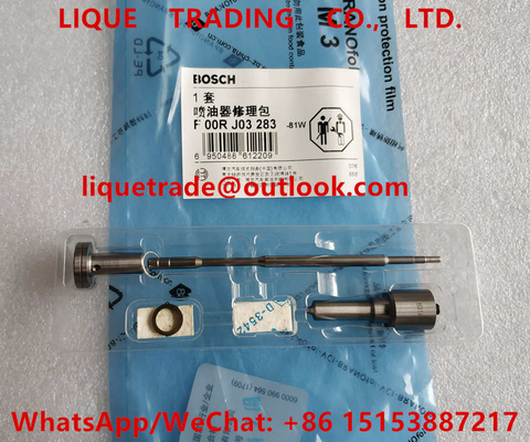 China BOSCH overhaul kit F00RJ03283 , F 00R J03 283 include DLLA152P1819 F00RJ01692 Suit 0445120170 0445120224 supplier