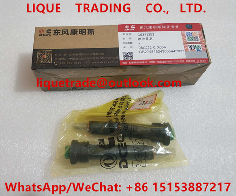 China CUMMINS INJECTOR 5342352 common rail injector 5342352 genuine and new supplier