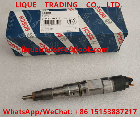 China BOSCH Common rail injector 0445120218 , 0 445 120 218 for MAN 51101006125 , 51101006032 supplier