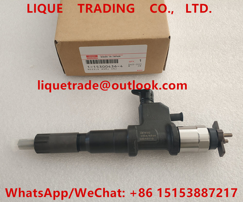 China DENSO 6304/4364 Injector 095000-6304 , 095000-4364 , 1-15300436-4 , 1153004364 , 15300436 supplier