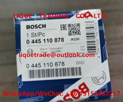 China BOSCH injector 0445110467, 0445110878 for NISSAN ZD30 16600-2DB4A, 16600-2DB4B, 166002DB4A, 166002DB4B supplier