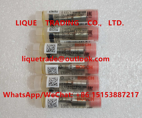 China BOSCH Injector Nozzle 0433171812 , DLLA146P1297 , 0 433 171 812 , DLLA 146P 1297 supplier