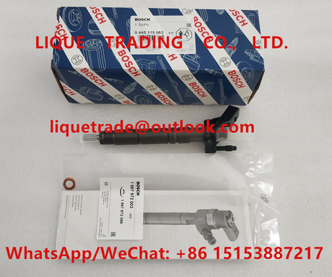 China BOSCH Piezo injector 0445115064, 0445115063 for Mercedes Benz A6420701387, A6420701587 supplier