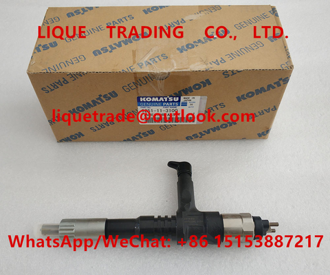 China DENSO common rail injector 095000-6070 , 6251-11-3100 , 6251113100 for KOMATSU PC400/450-8 engine supplier