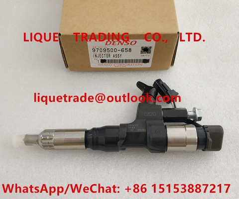 China DENSO injector 9709500-658 , 095000-6583 , 095000-6582 , 095000-6581 , 095000-6580  for HINO 23670-E0320 , 23670E0320 supplier