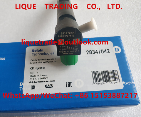 China DELPHI common rail injector 28347042 , 400903-00043E , 400903-00043D , 40090300043D ,  400903 00043D for DOOSAN supplier