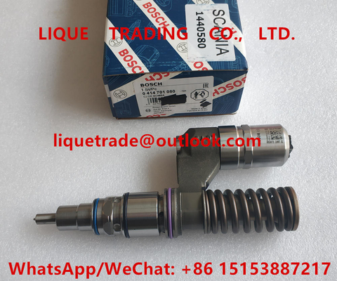 China BOSCH  unit fuel injector 0414701080, 0414701020, 0414701028 Scania fuel injector 1440580 supplier