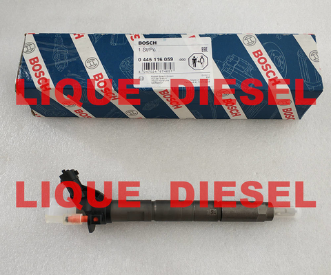 China BOSCH injector 0445116059, 0445116019 for FIAT 580540211, IVECO 5801540211, 504385557 supplier