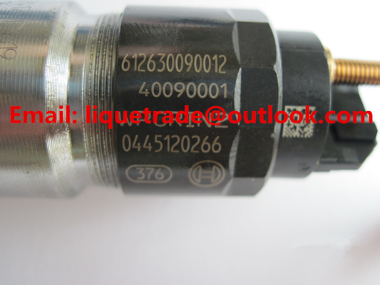 BOSCH Common rail fuel injector 0445120266 for WEICHAI 612630090012, 612640090001 supplier