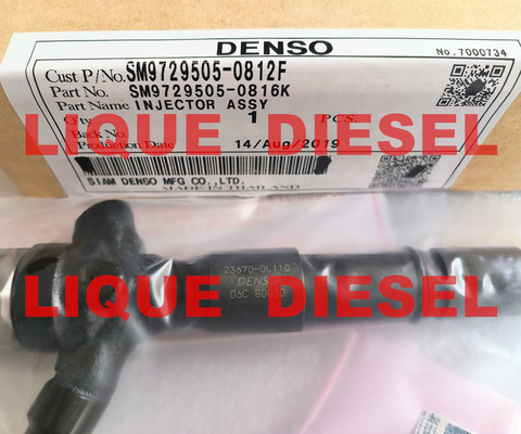 DENSO Common rail injector 295050-0810 2950500810  for TOYOTA 2KD-FTV 23670-0L110 23670-09380 supplier