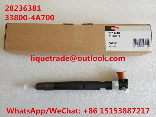 DELPHI Original and New Common rail injector 28236381 for HYUNDAI Starex 33800-4A700 , 338004A700 supplier