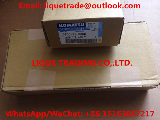 Common Rail Injector 6156-11-3300 , 6156113300 , 095000-1211 for Komatsu supplier