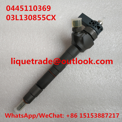 BOSCH Common rail injector 0445110369 , 0 445 110 369 for VOLKSWAGEN 03L130855CX supplier