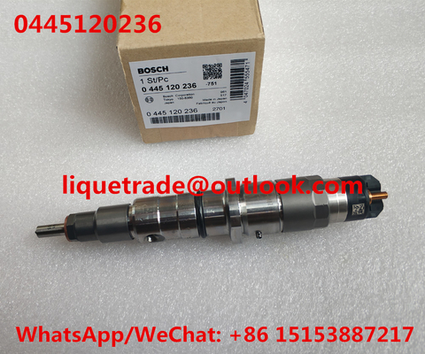 INJECTOR 0445120236 , 0 445 120 236 Genuine and New BOSCH Common rail injector supplier