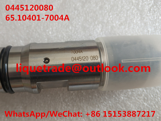 BOSCH Common rail injector 0445120080 , 0 445 120 080 , 0445 120 080 for DAEWOO DOOSAN DL06S 65.10401-7004A supplier