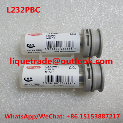 DELPHI Common Rail Injector Nozzle L232PBC , L232 , NOZZLE 232 supplier