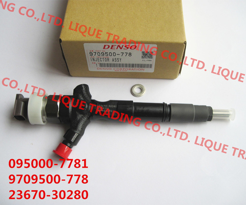 DENSO Original Common Rail Injector 095000-7780 , 095000-7781 , 9709500-778 for TOYOTA 23670-30280 supplier