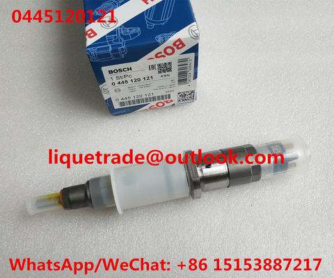 BOSCH Common rail injector 0445120121 ,  0 445 120 121 ,  0445 120 121 , 4940640 for Cummins ISLE engine supplier