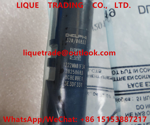 DELPHI INJECTOR 28258683 , 320/06833 , 320-06833 , 32006833 , 320 06833 , original JCB injector for JCB Excavator supplier