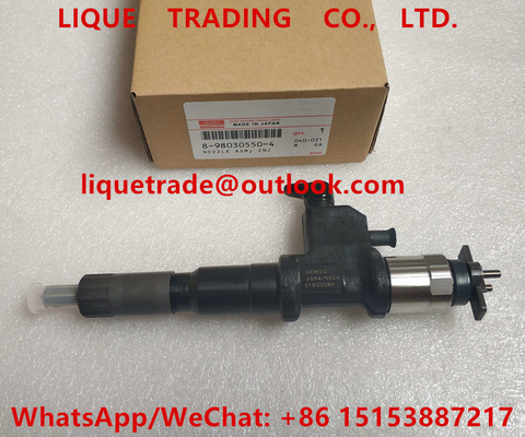 DENSO injector 095000-6654 , 095000-5504 for ISUZU 8-98030550-1 , 8980305501 , 98030550 , 8-98030550-0 , 8980305500 supplier