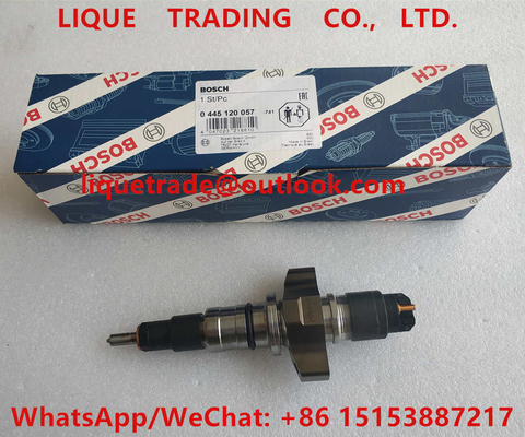 BOSCH common rail injector 0445120057 for IVECO 504091505, CASE NEW HOLLAND 2854608 supplier