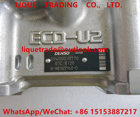 ISUZU fuel pump 98167763 , 8-98167763-0 , 8981677630 DENSO PUMP 094000-0770 , 0940000770 supplier