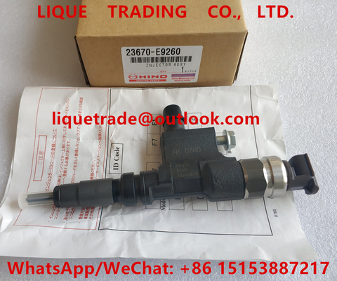 DENSO injector 295050-0760 for HINO N04C 23670-E9260, 23670E9260, 23670-E0250, 23670-E0380 supplier