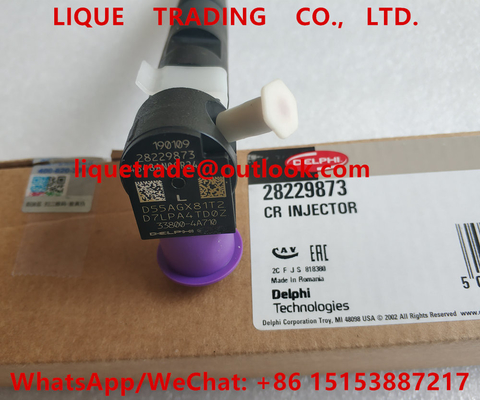 DELPHI fuel injector 33800-4A710 , 28229873 for HYUNDA KIA 33800 4A710 , 338004A710 supplier